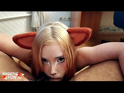 ❤️ Kitsune उसके मुंह में डिक और सह निगल गुदा अश्लील हम पर